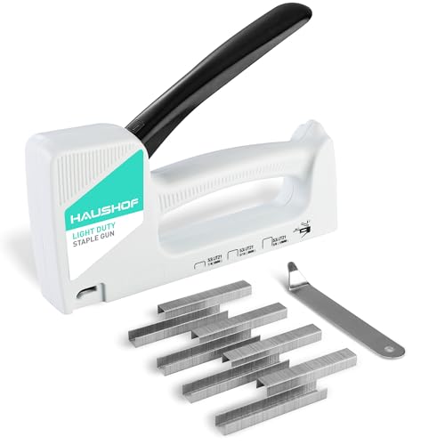 HAUSHOF Light Duty Staple Gun, Upholstery Staple Gun with