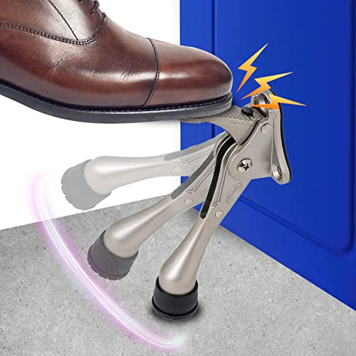 Smart Home One Touch Kickdown Door Stopper, Door Holder,