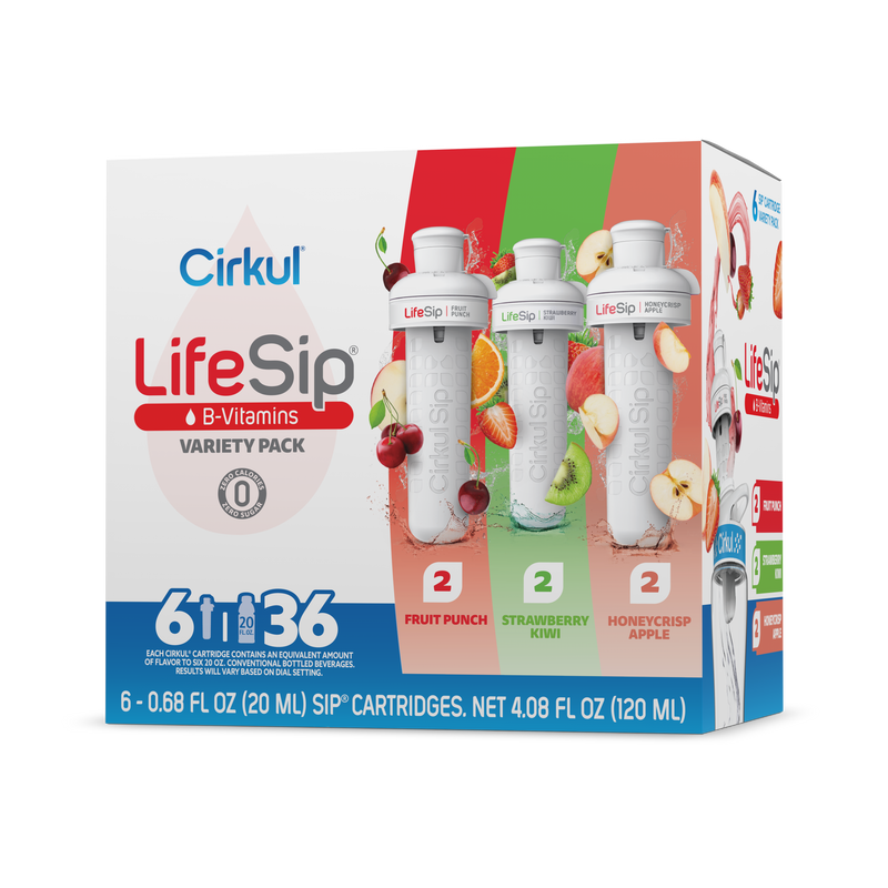 Vitamin-Infused LifeSip 6-Pack Variety Pack PN3A - Vitamin-Infused Natural Refreshing Flavor Core - Default Title