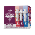 Sugar-Free GoSip 6-Pack Variety Pack CB6Q - Electrolyte Hydration Enhanced Taste Cartridges - Default Title