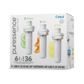 Refreshing Electrolyte Puressence 6-Pack Variety Pack 3T3F - Sugar-Free Fruit Flavor Cartridge Refill - Default Title