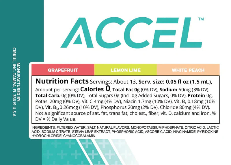 Sugar-Free Accel 6-Pack Variety Pack IZ9I - Sugar-Free Fruit Flavor Cartridge Refill Detail
