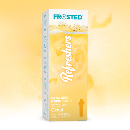 Natural Fruit Flavored Frosted Paradise Refresher ZZUE - Zero-Calorie Multi-Flavor Sip Pods for Water Bottle - Default Title