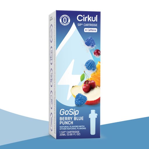 Zero-Calorie GoSip Berry Blue Punch YSFQ - Zero-Calorie Multi-Flavor Sip Pods for Water Bottle - Default Title