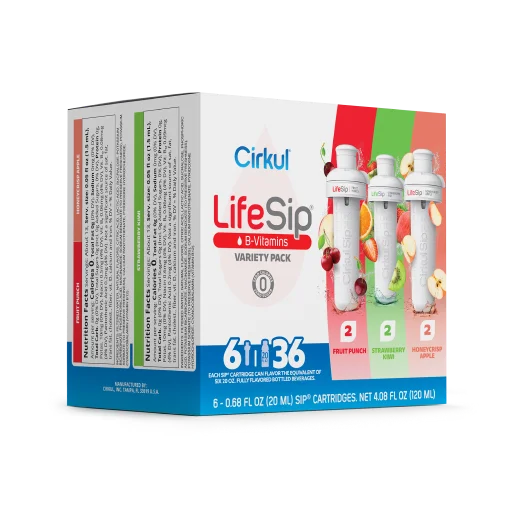 Vitamin-Infused LifeSip 6-Pack Variety Pack PN3A - Vitamin-Infused Natural Refreshing Flavor Core Detail