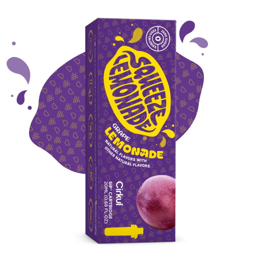 Natural Fruit Flavored Squeeze Grape Lemonade QJ8Y - Electrolyte Hydration Enhanced Taste Cartridges - Default Title